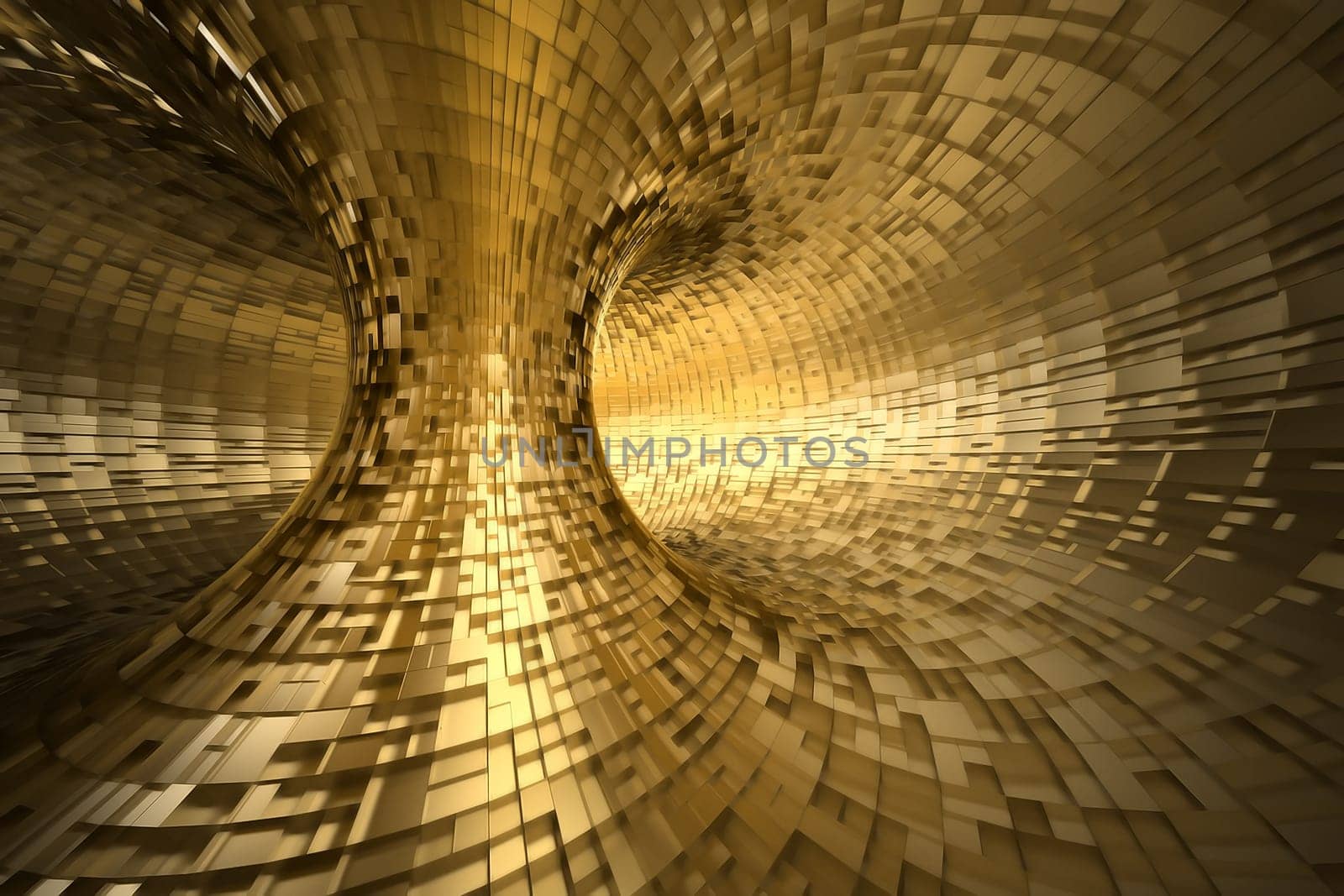 An abstract architectural design - 3d illustration