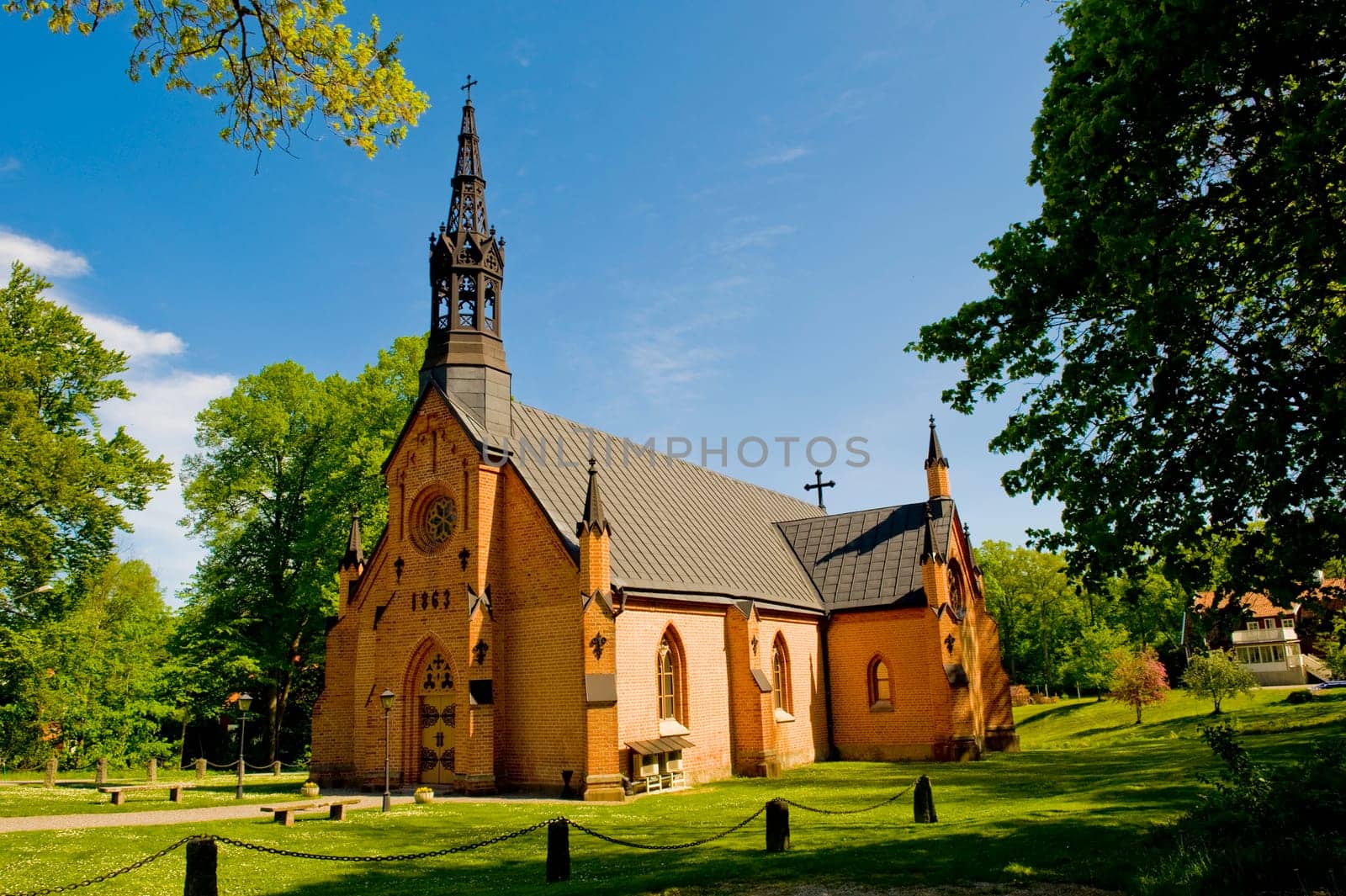 Rural Lutheran church in Sweden, taken on June 2011