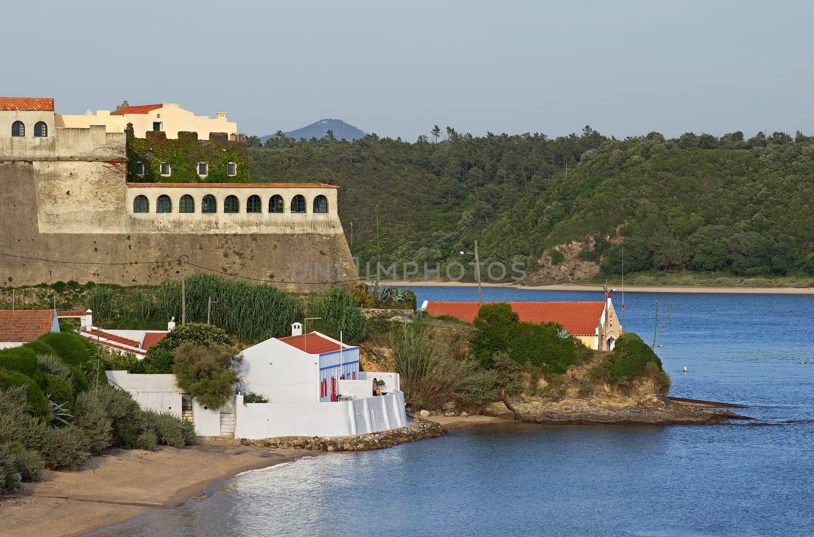 The resort of Vila Nova Milfontes in western Portugal