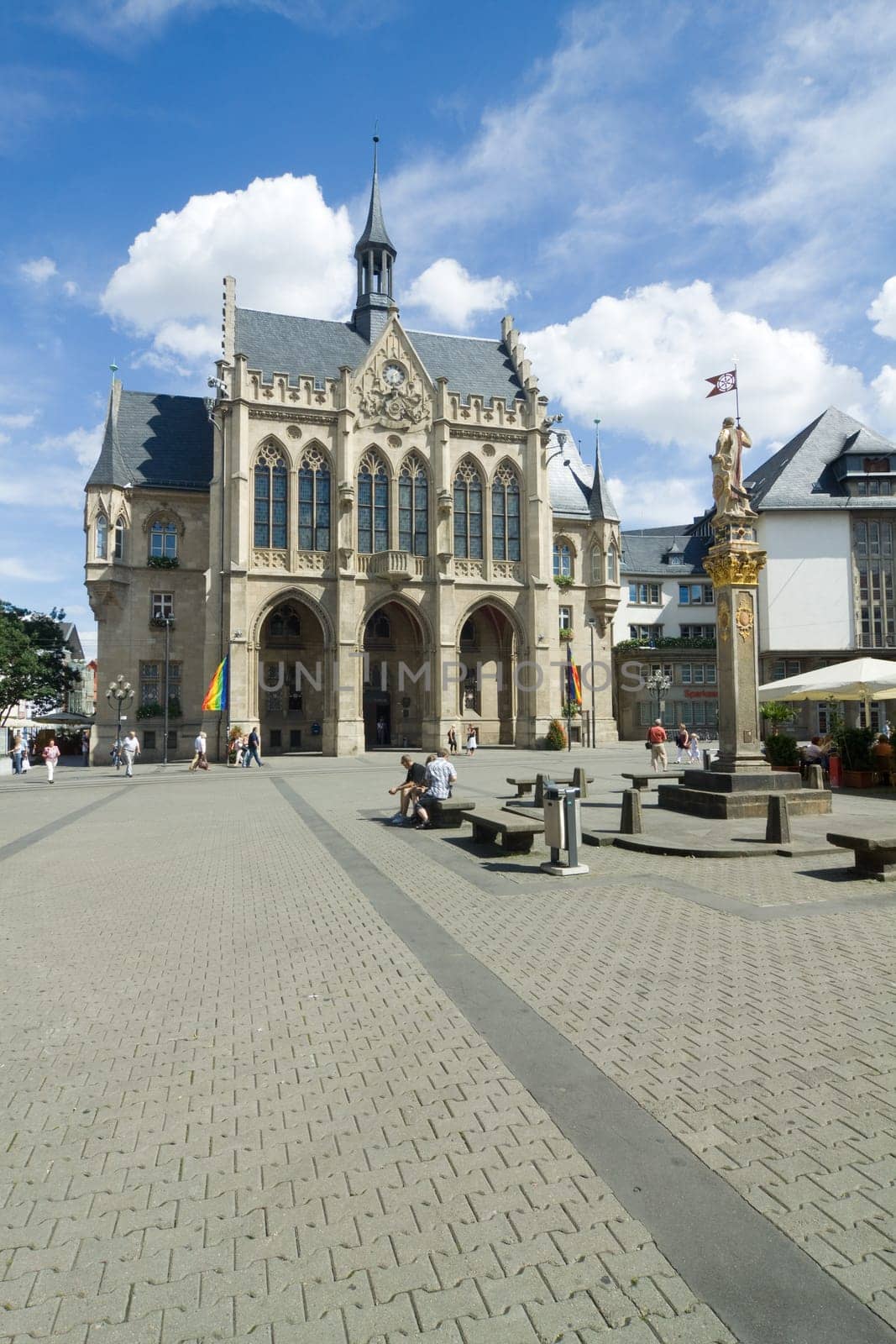 Town Hall in Erfurt Fish Market