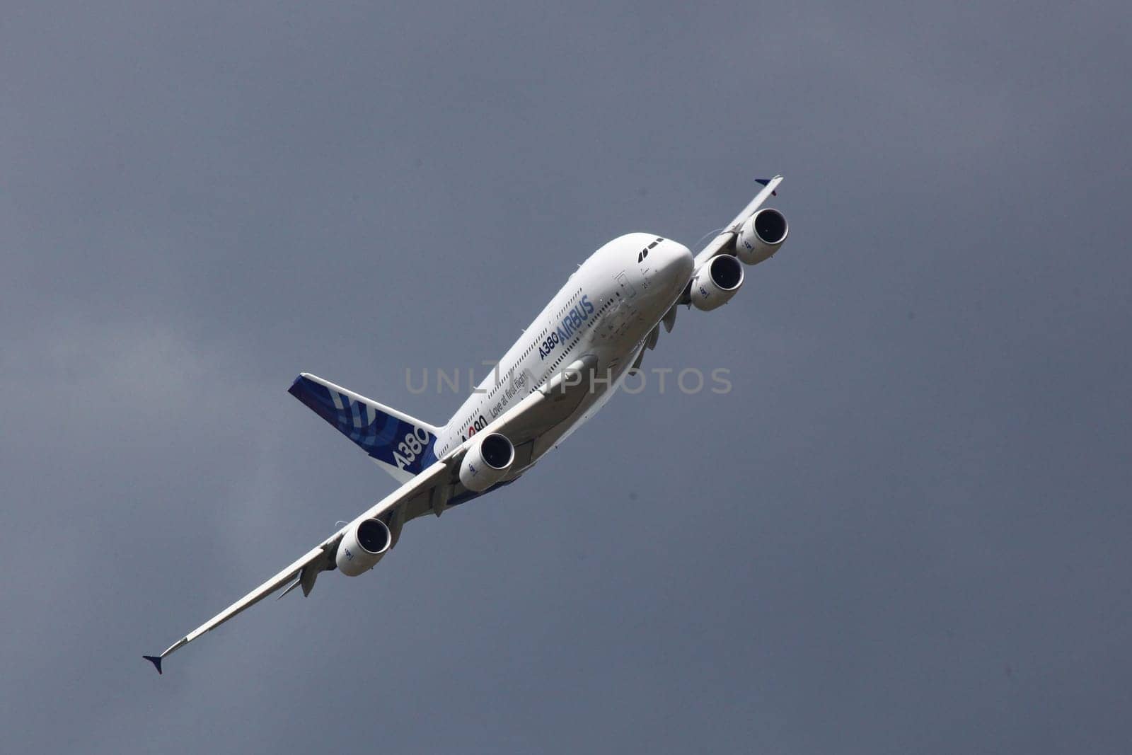 PARIS - JUN 23: Airbus A380 (largest passenger airliner in the w