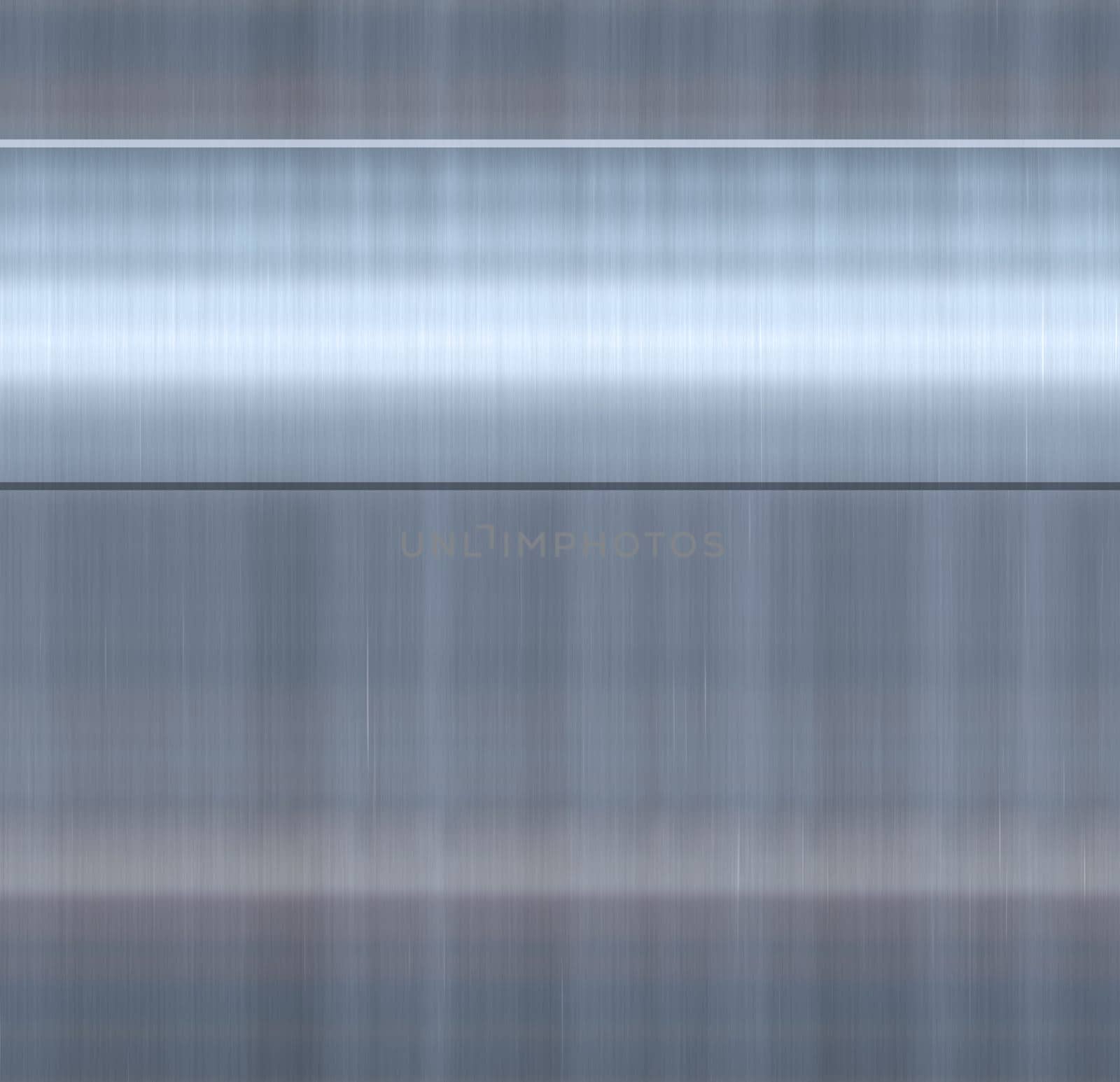 highly polished and reflective stainless steel background