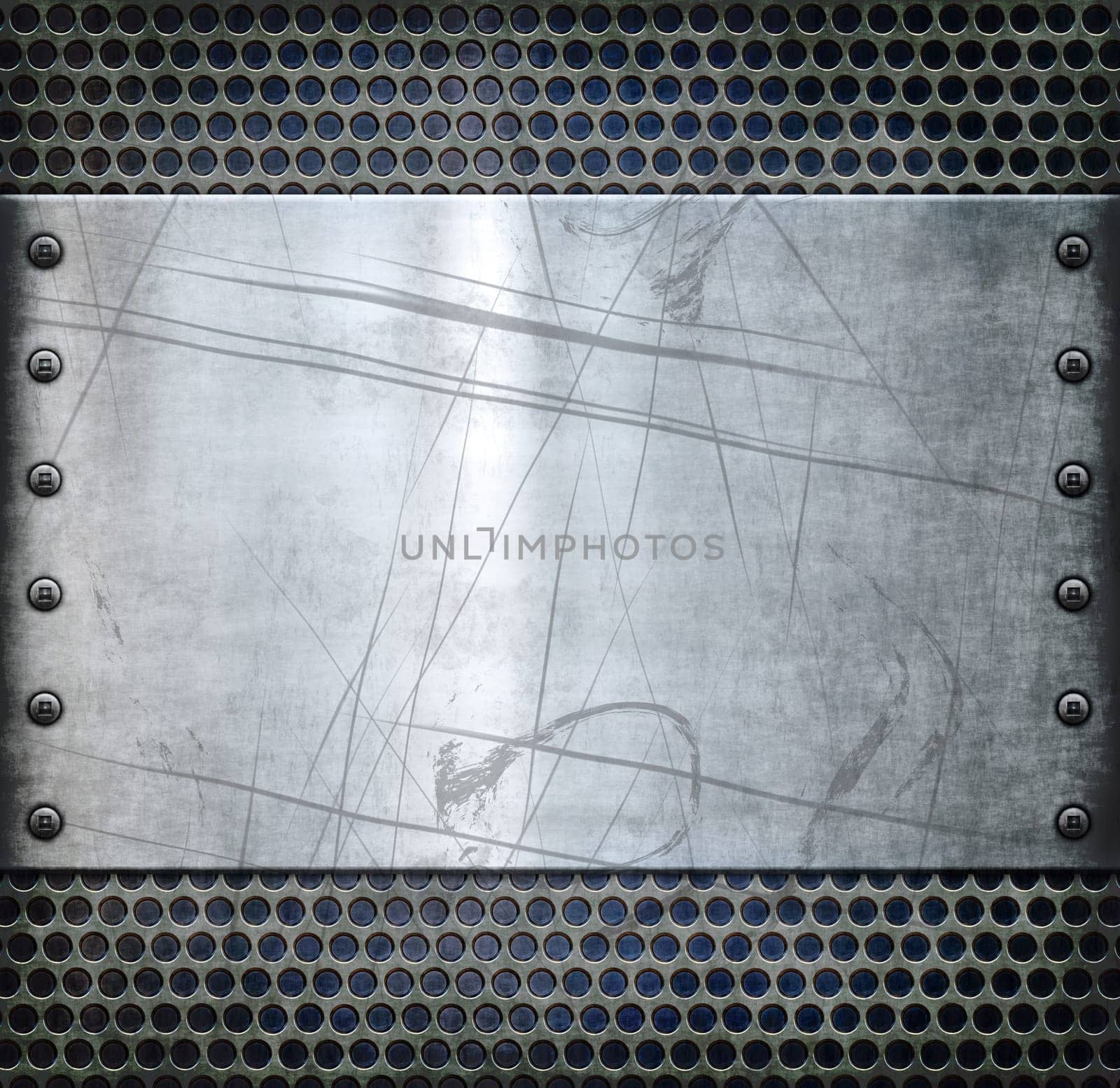 old dirty and grungy plate metal background