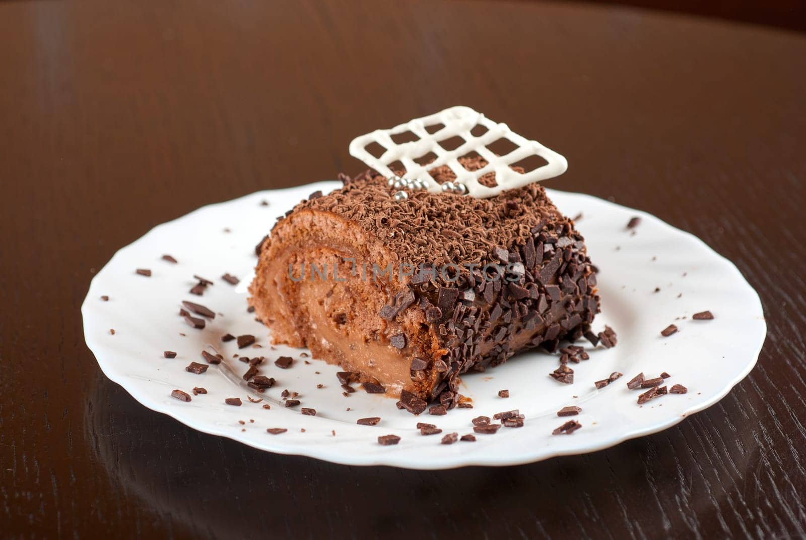 fresh baked cupcake on a wooden table