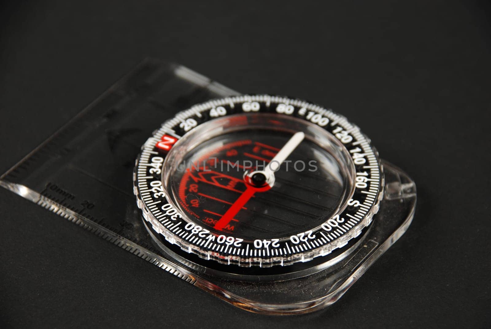 picture ofa magnetic compass