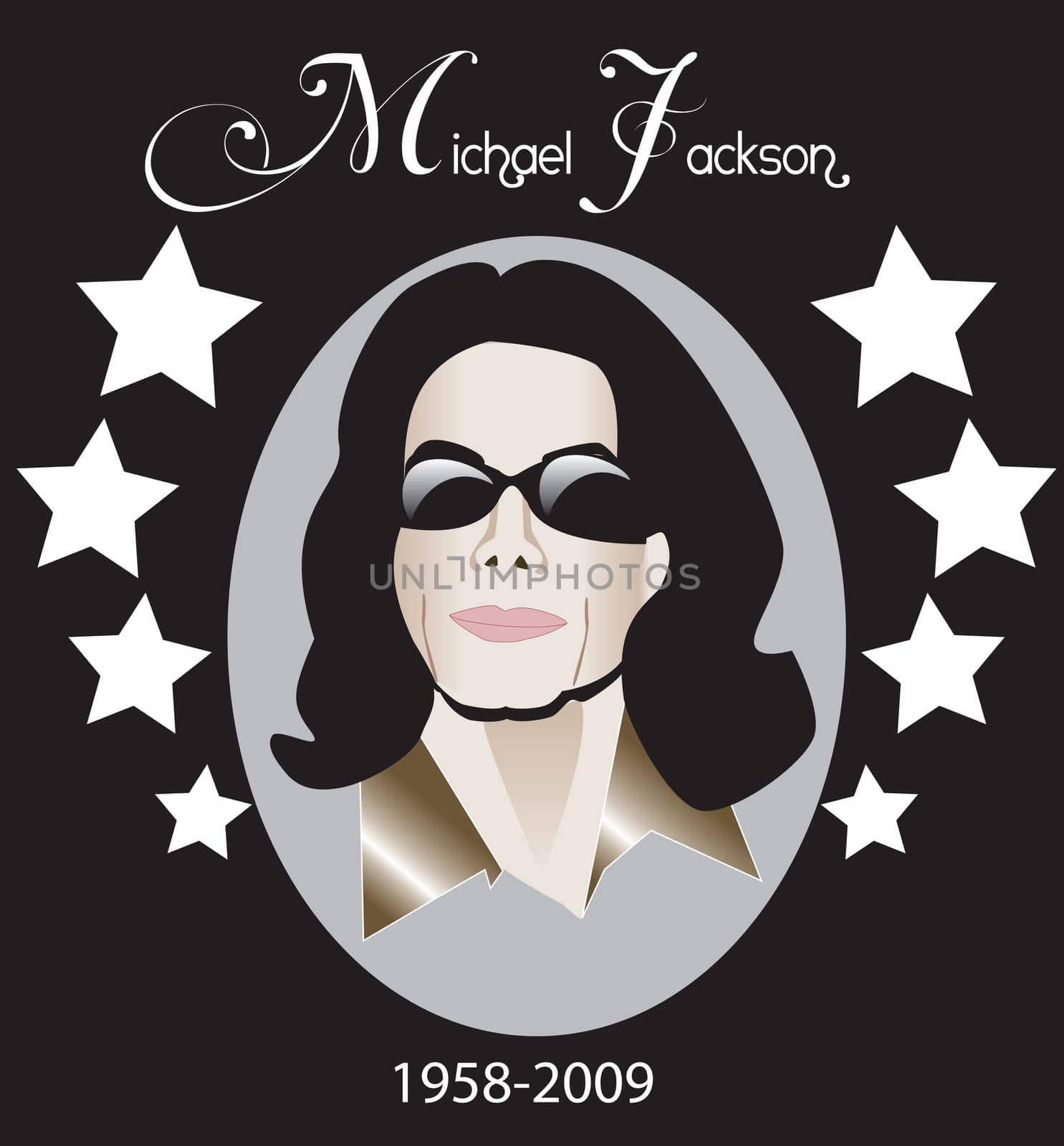 Can be used as an editorial image. This is a vector illustration memorial. I also do custom work!