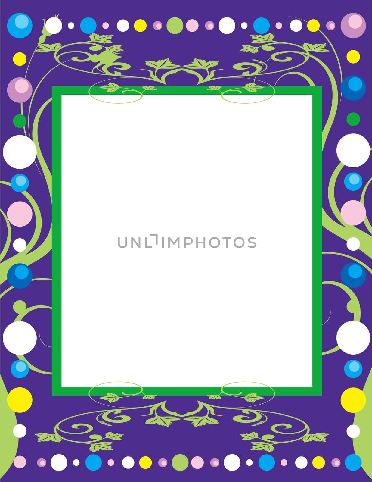 This can be used as a book cover, card or anything you choose. There is room for your text.