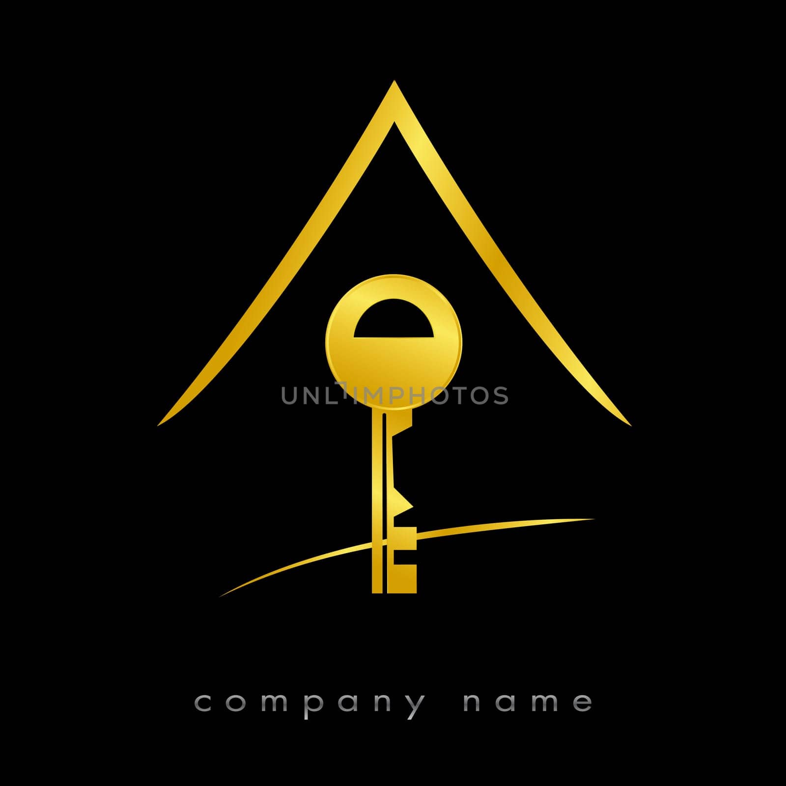 Logotype for real estate, agency