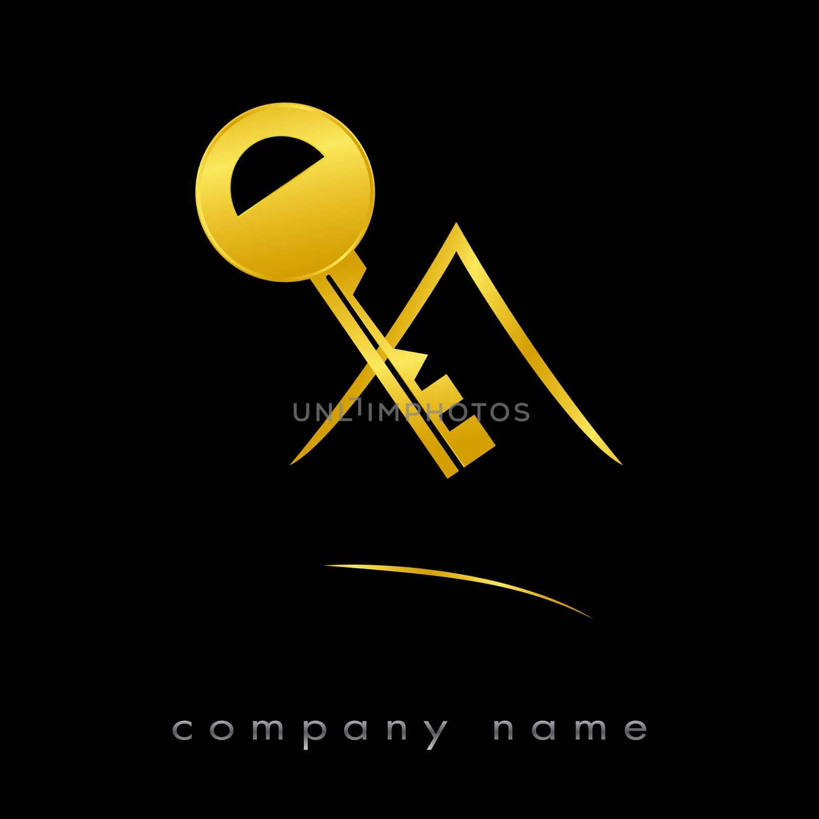Logotype for real estate, agency