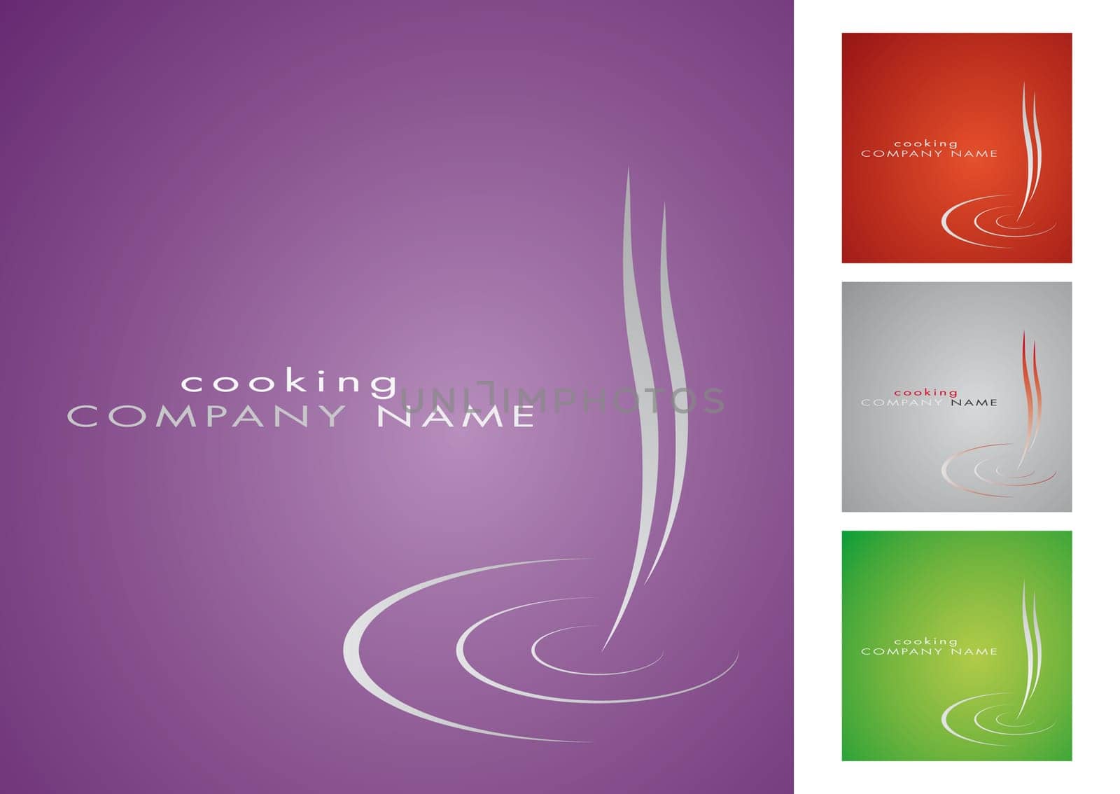 Menu for cooking company