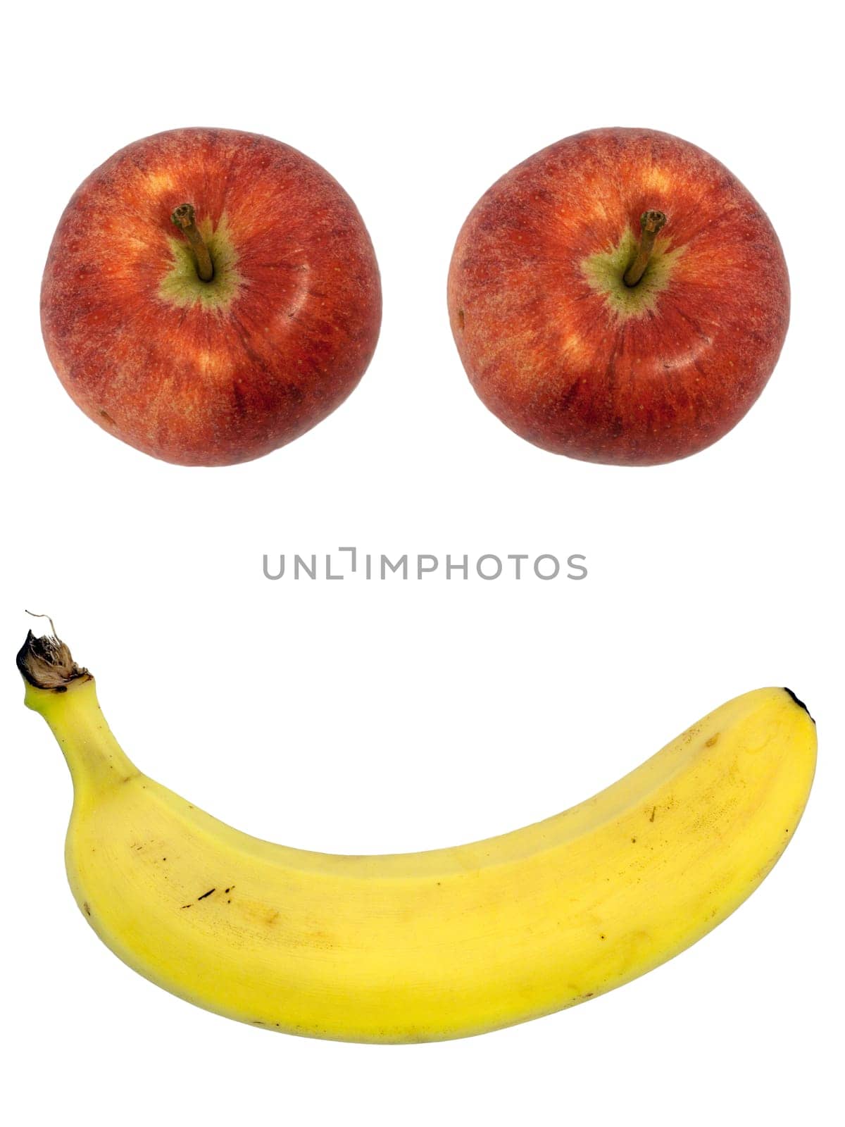 Happy Fruit Face - Apple, Banana
