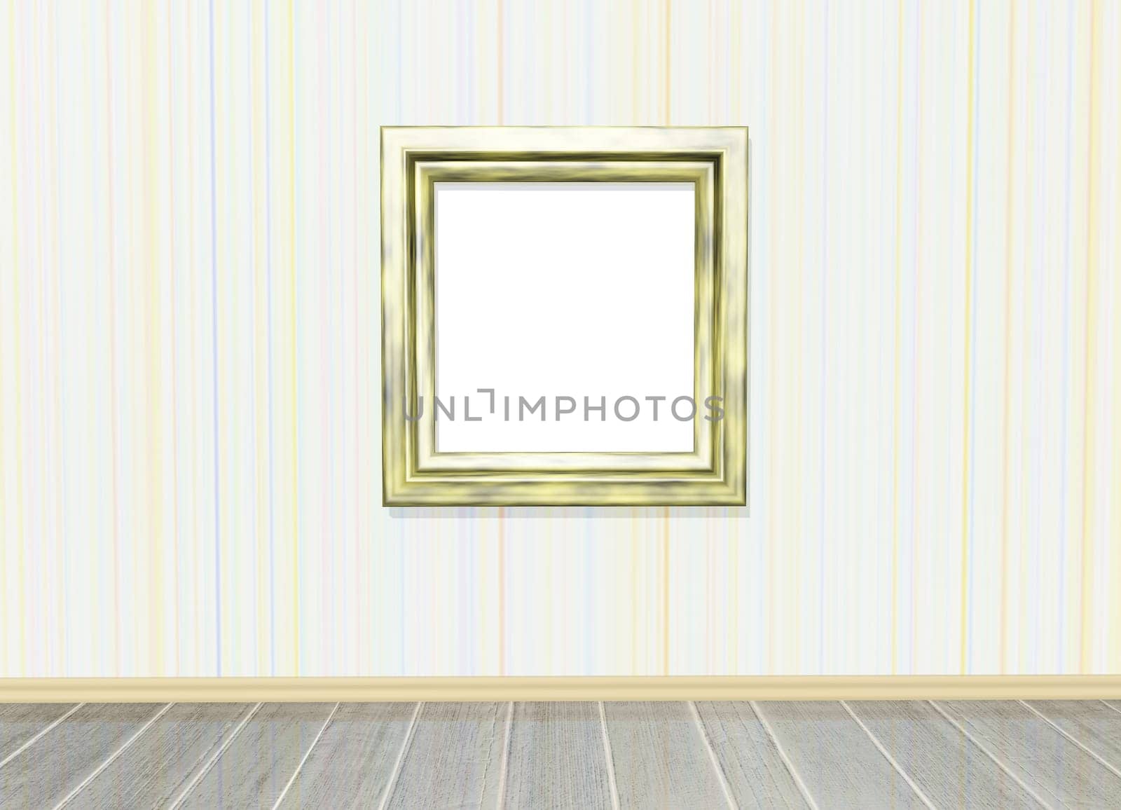 room with picture frame
