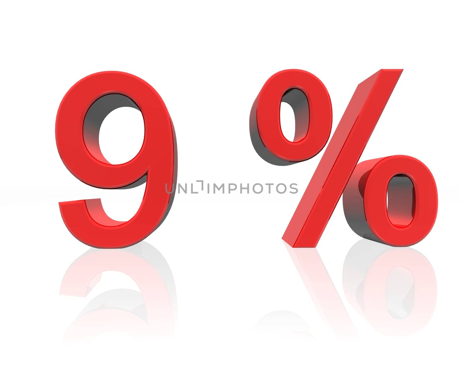9 percent