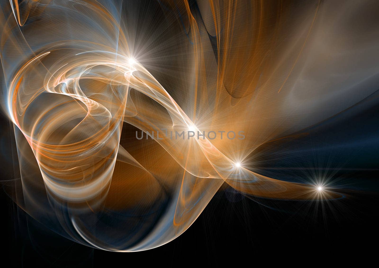 Abstract and futuristic fractal background