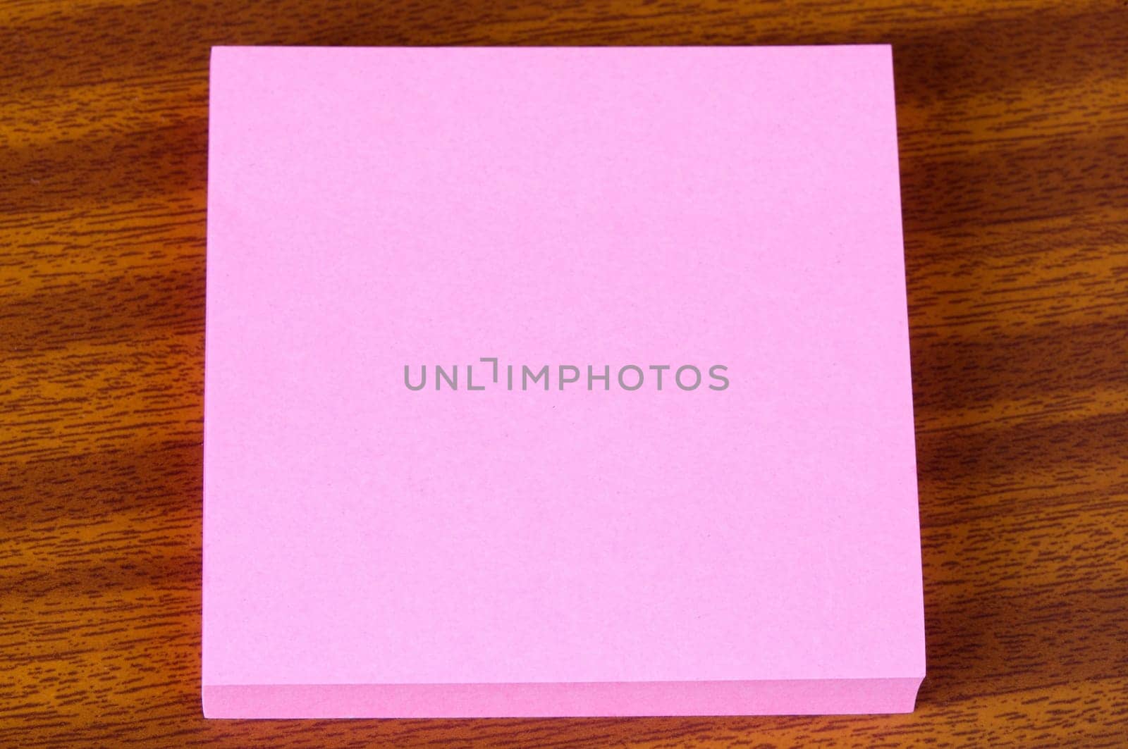 a photo of a Post-It on the table