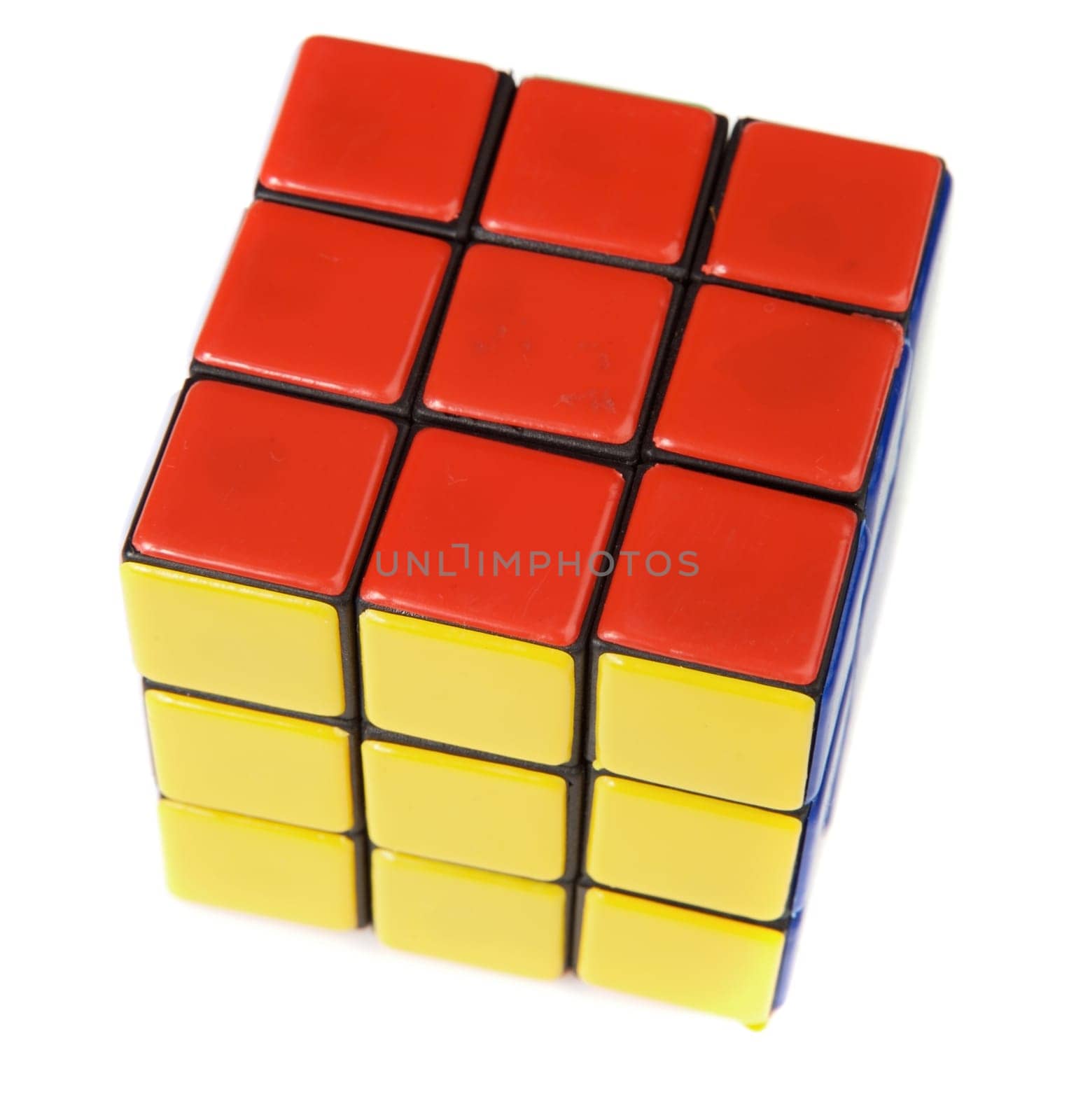 puzzle square a over white back ground