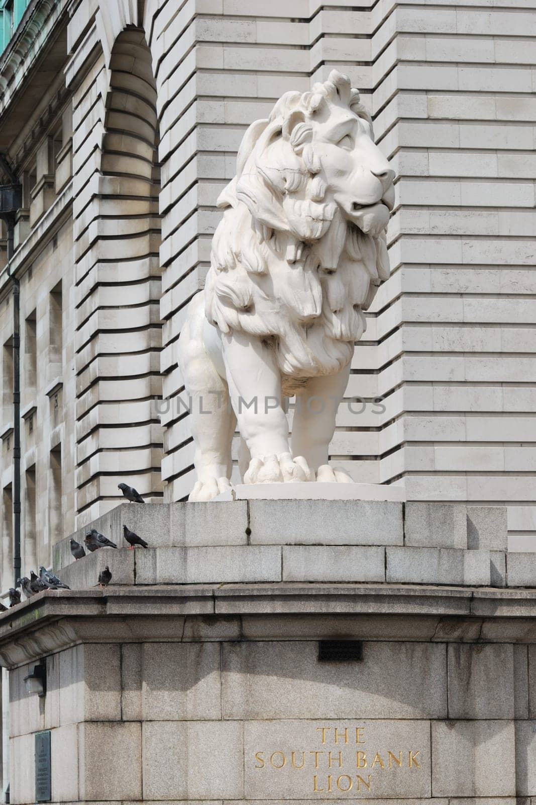 The Southbank Lion on Westminster Bridge