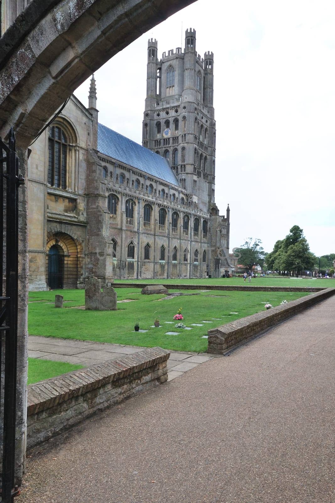 Ely Cathedral through archway
