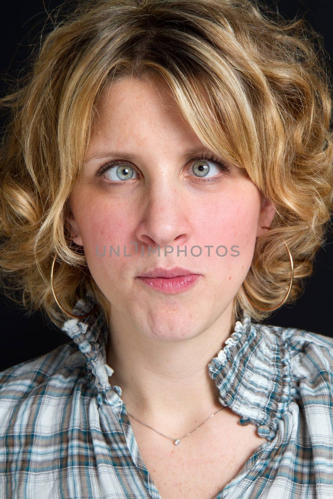 cross-eyed girl