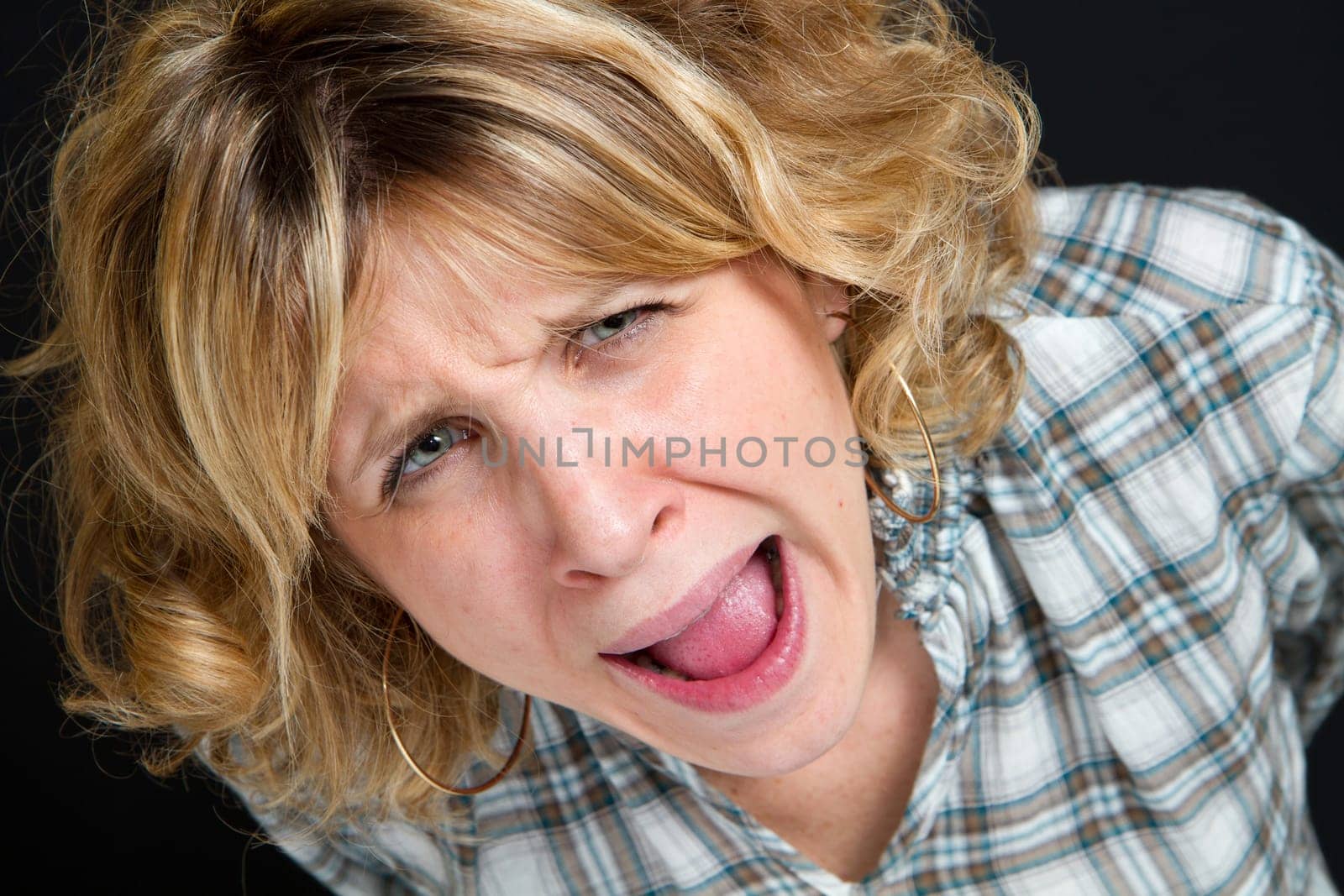 a girl screaming