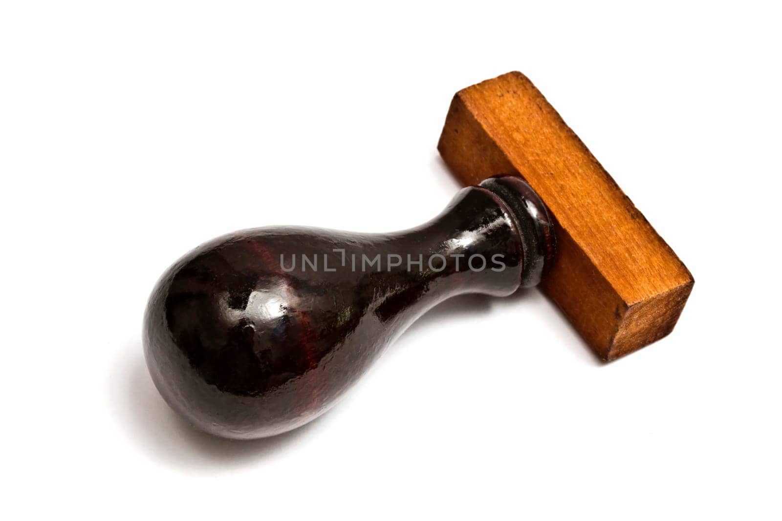 Rubber stamp on white background