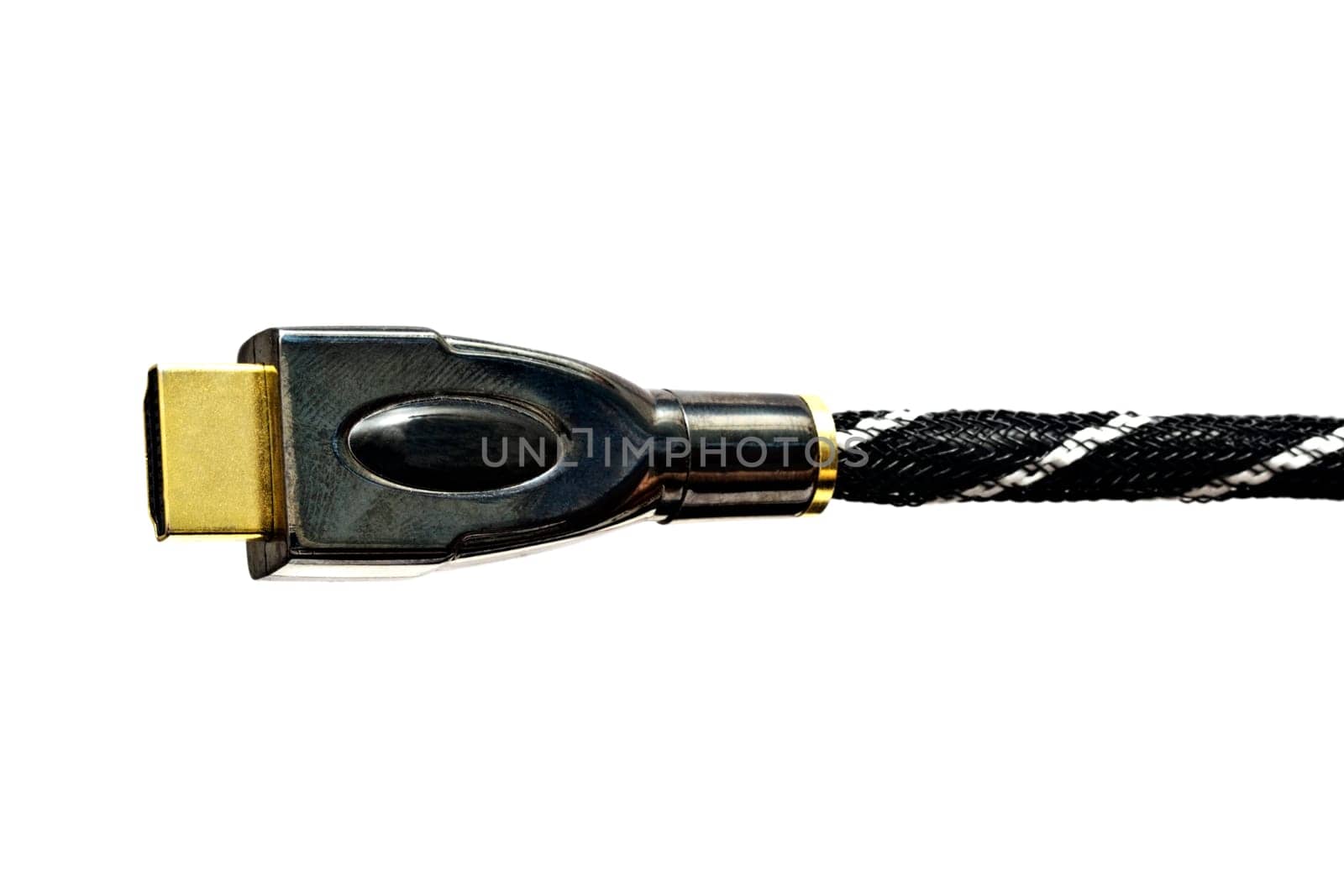 HDMI cable isolated on white background