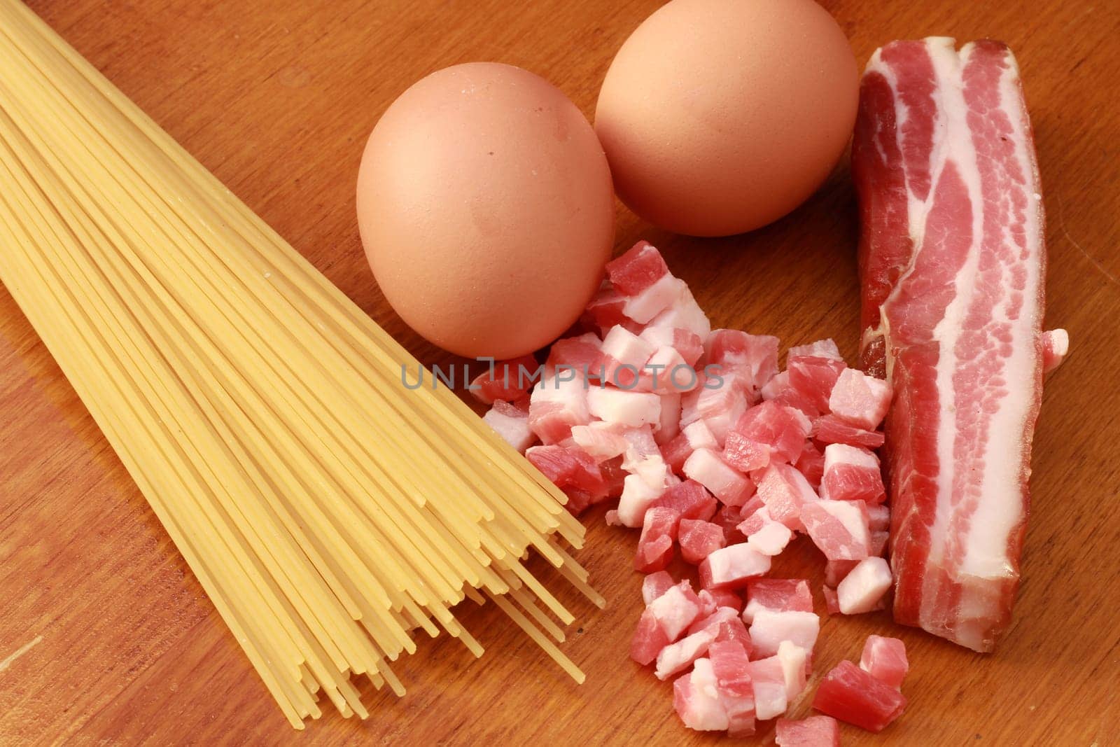 pasta  carbonara ingredients