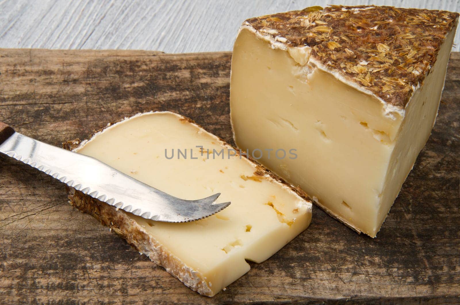 part of aged italian cheese