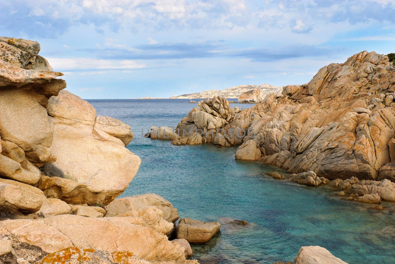 granite rocks in Porto Massimo La Maddalena Sardinia Italy