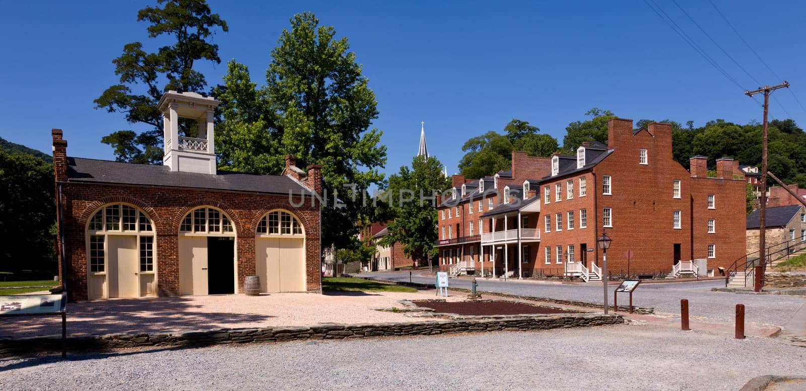 National Park Service owns and operates the historic Civil War town of Harpers Ferry