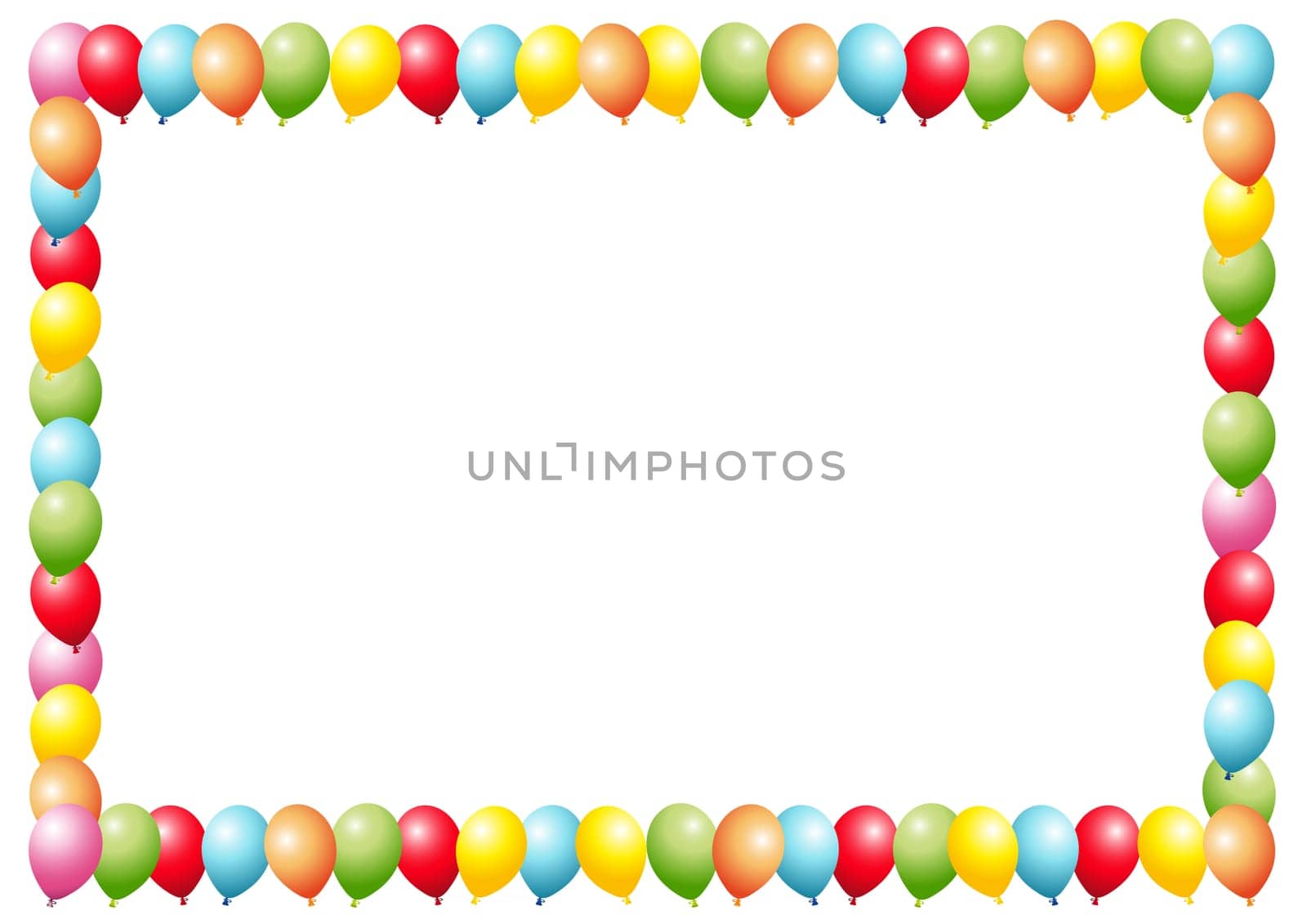 Balloons as a frame