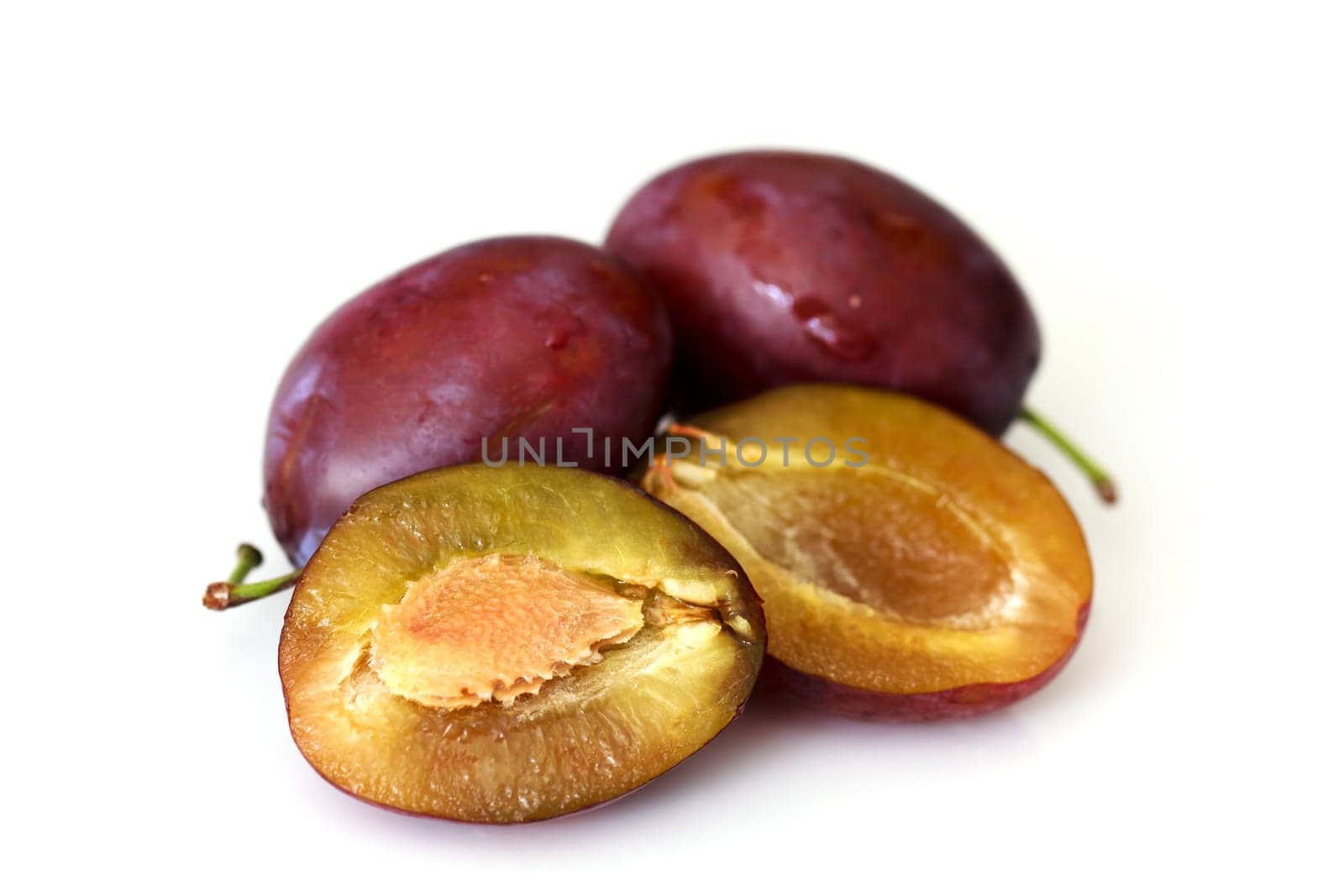 Ripe plums