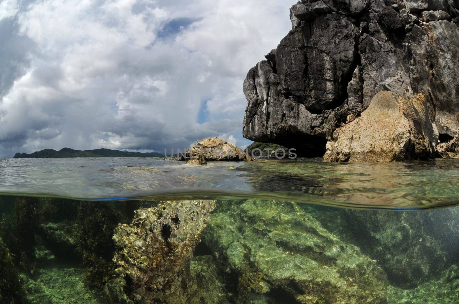 Limestone cliffs in the tropics