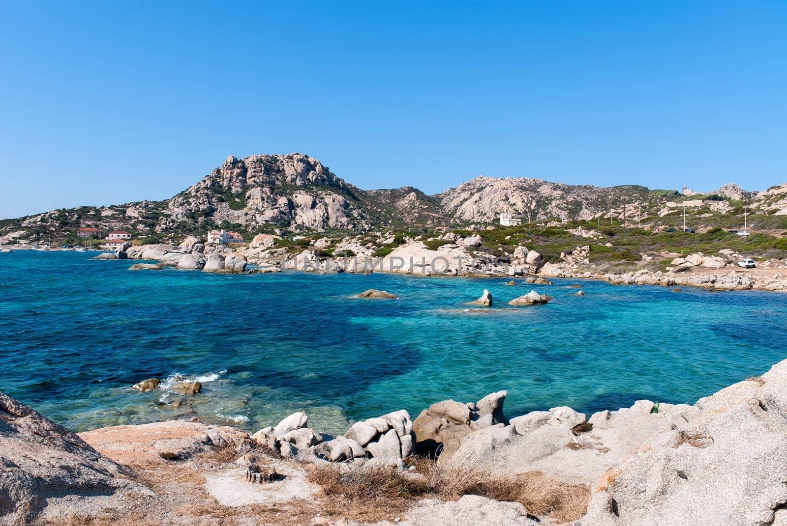 blue sea in the area Tegge on the island La Maddalena in Sardinia