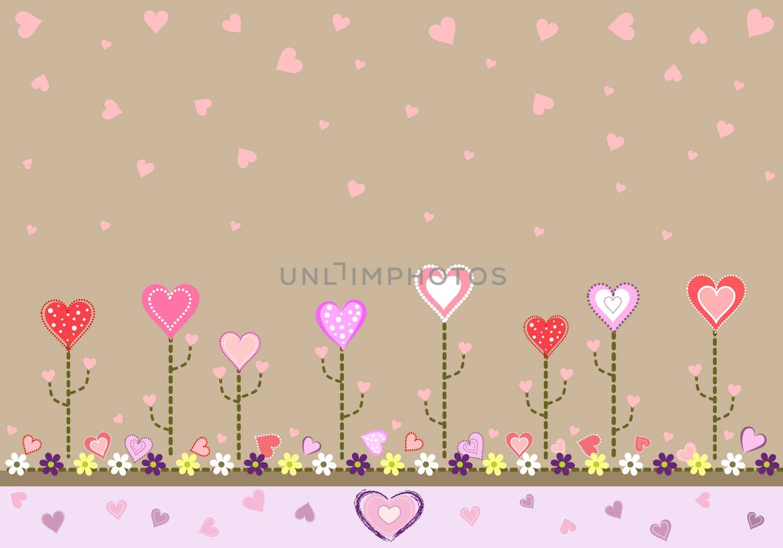 I love you card - vector illustration for the celebration of a special day.