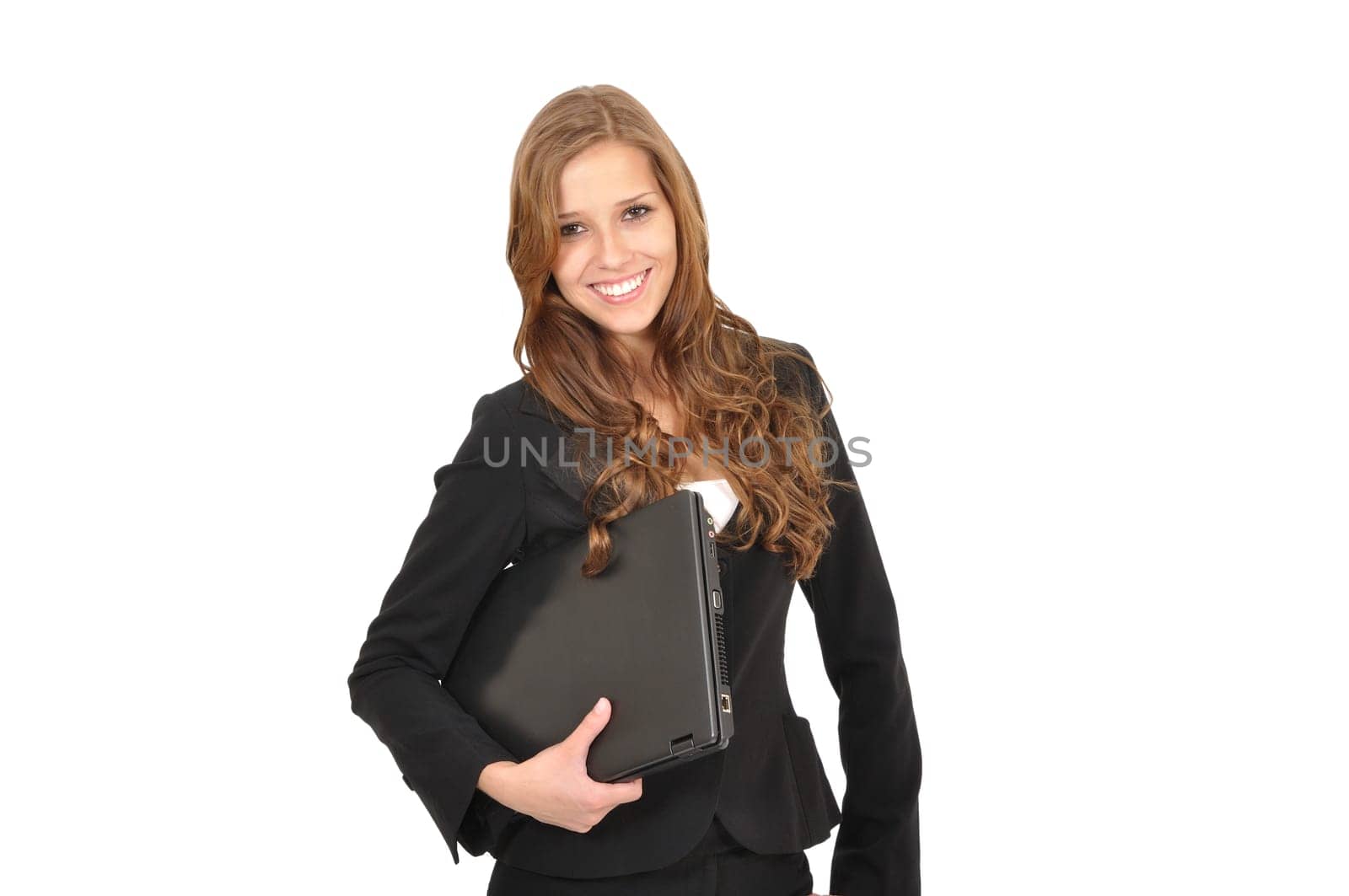Young woman with laptop