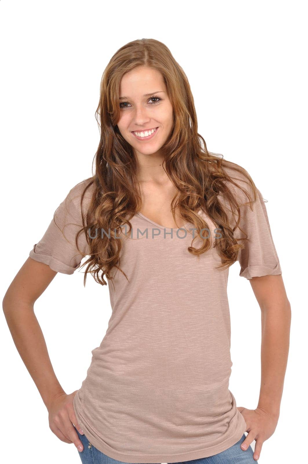 Female student looking at the camera