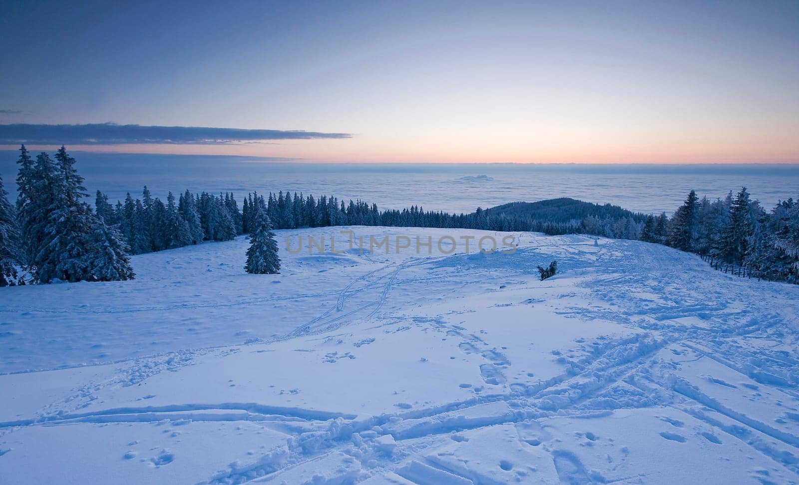 Evening on the mountain