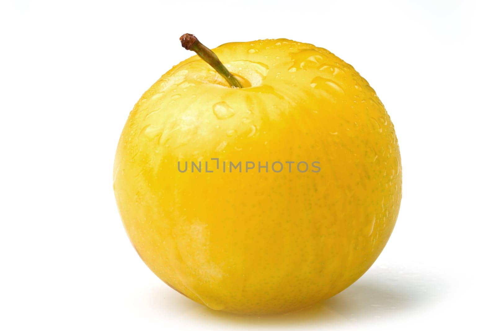 Fresh plum isolated on white background