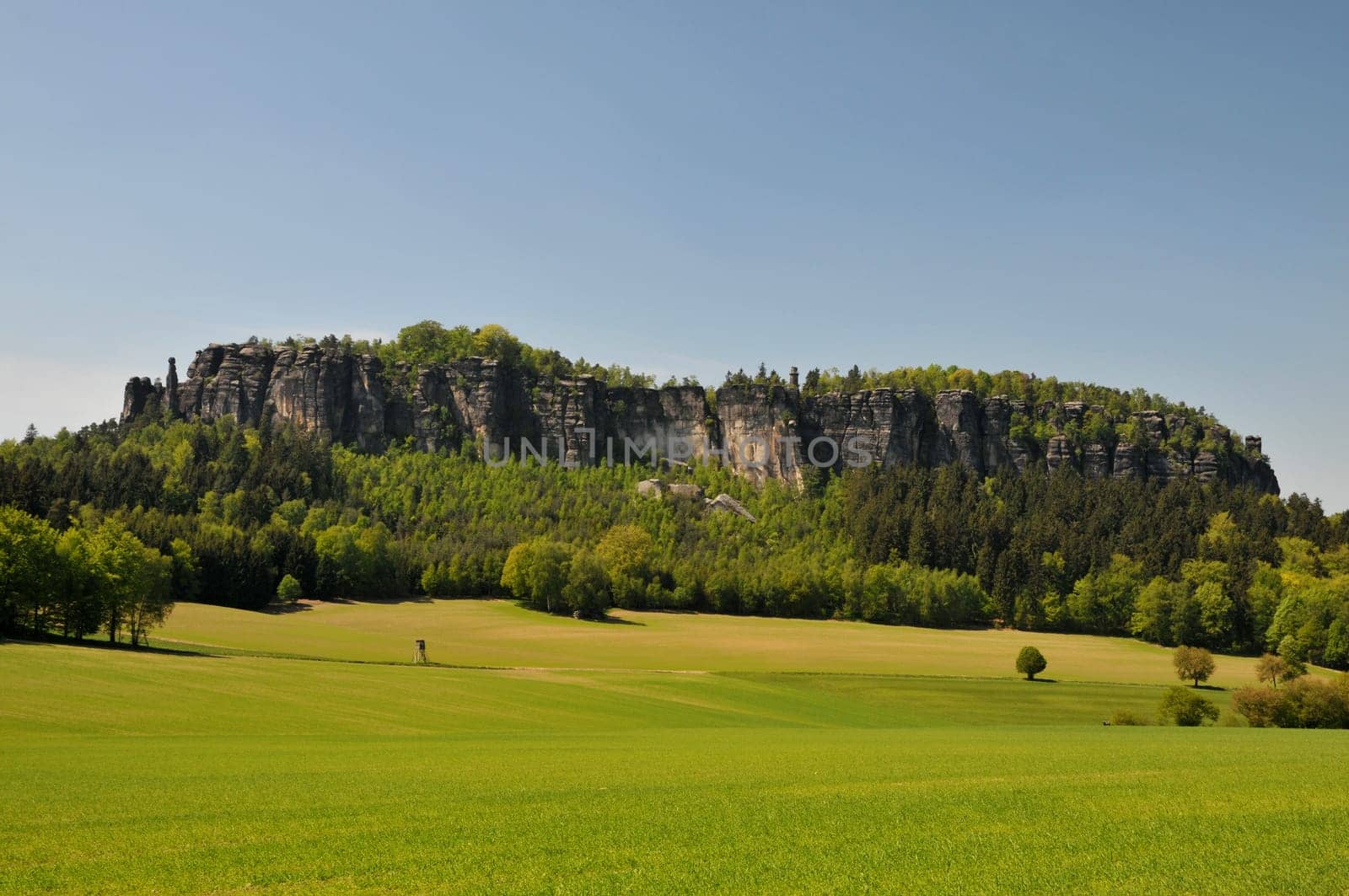 The Rfaffenstein with Barbarine in Saxon Switzerland
