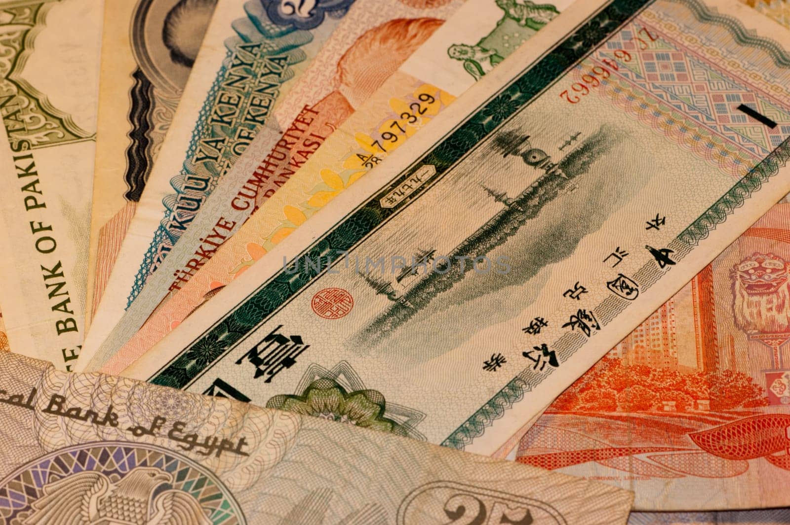 Various banknotes