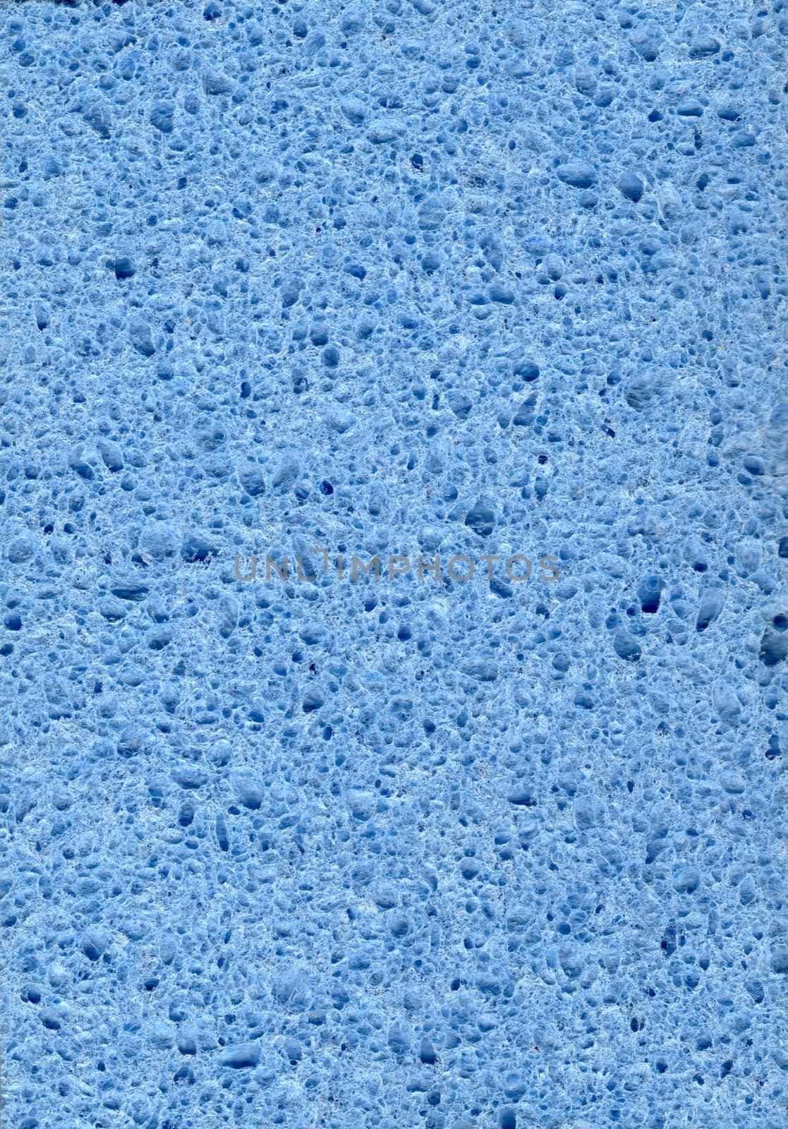 Blue Cellulose Sponge Material suitable for background or texture