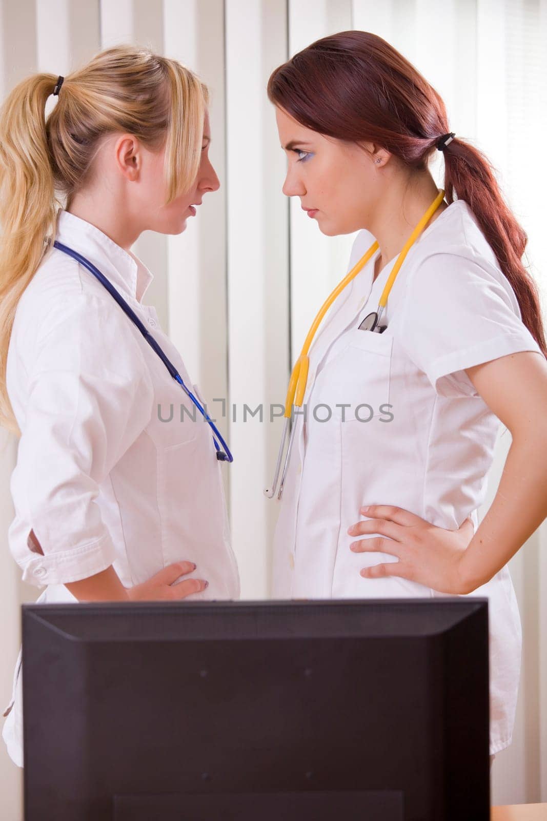 conflict situation between two women doctors