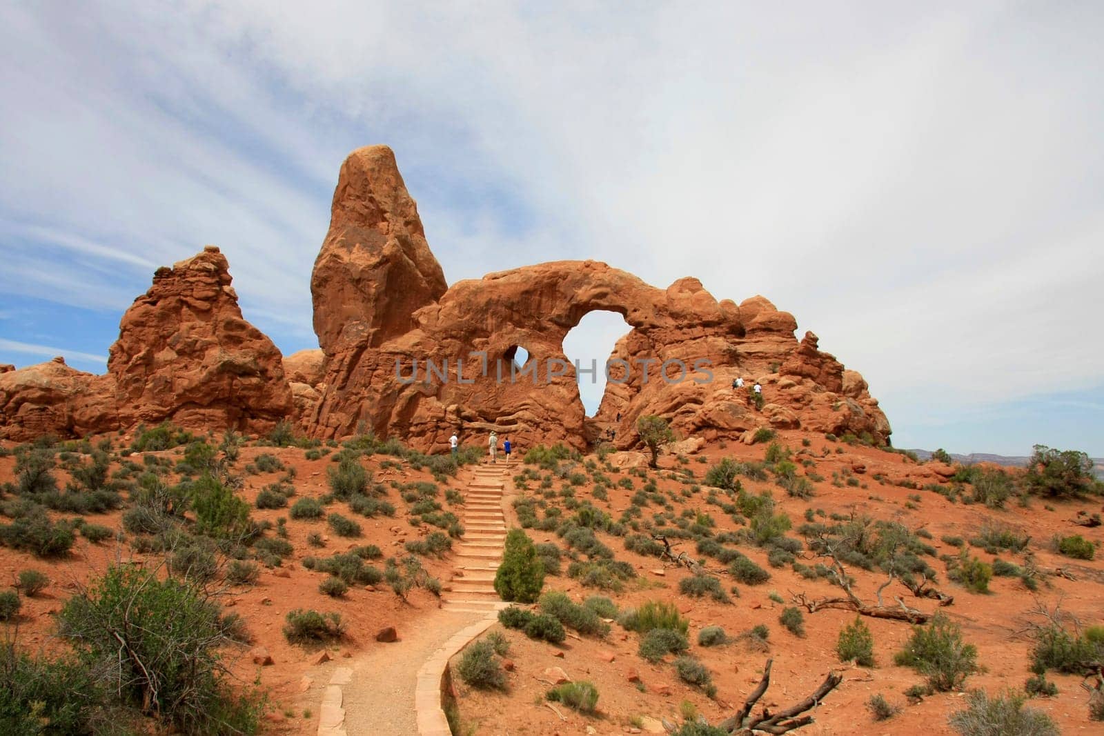 Turret Arch in Arches National Park,Utah