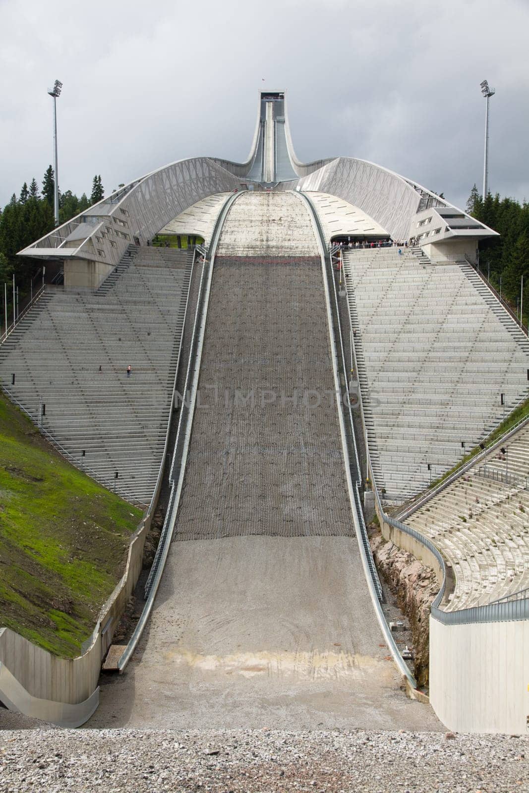 Ski jump at Holmenkollen in Oslo