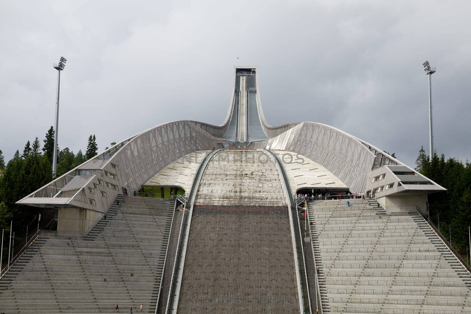 Ski jump at Holmenkollen in Oslo