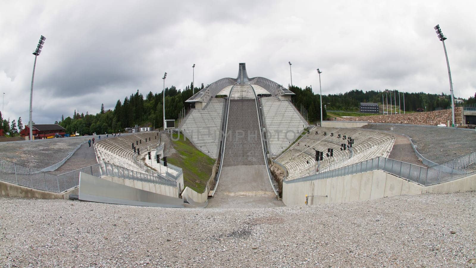 Ski jump at Holmenkollen in Oslo