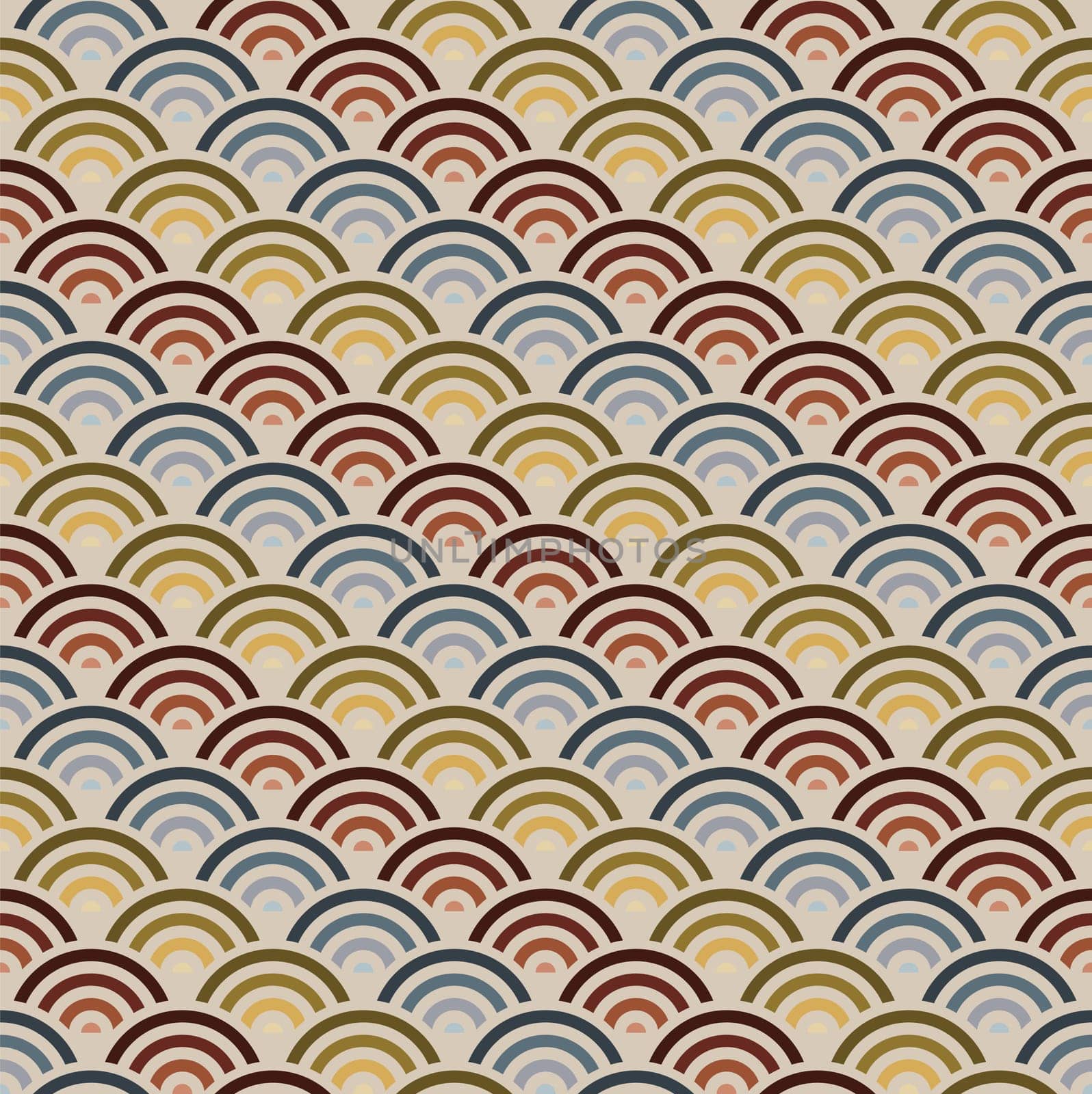 Japan Circles style background illustration. Vector file available.