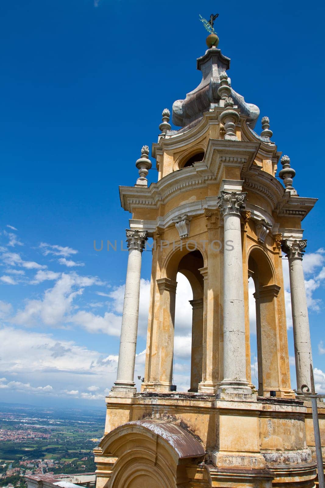 The baroque Basilica di Superga church on the Turin hill, Italy