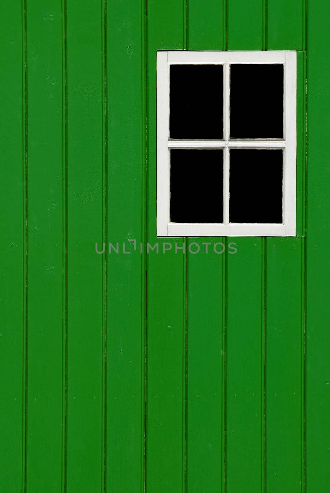 green wood panel background with blank window copy space